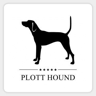 Plott Hound Black Silhouette Sticker